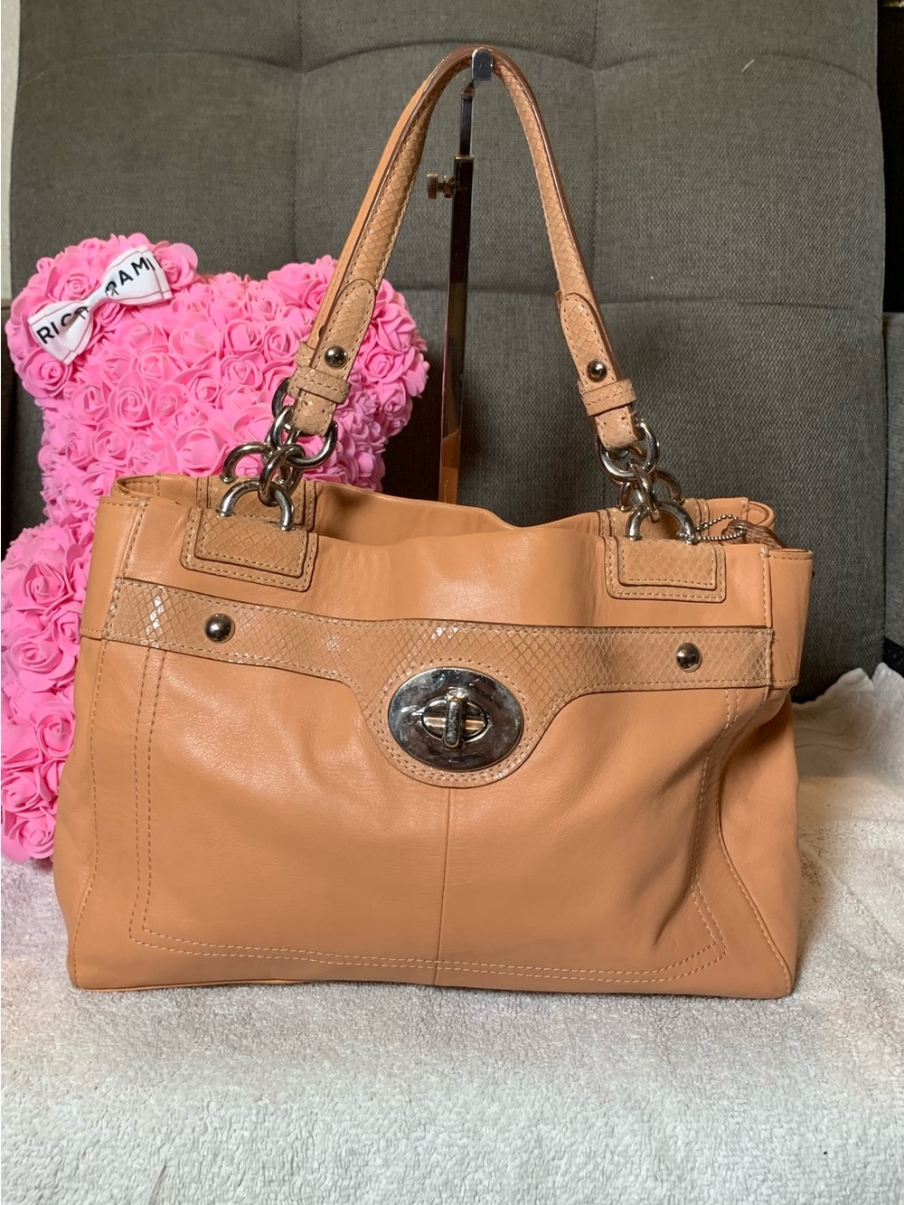 GUC Coach Soft Peach Tote